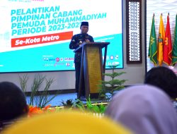 Pelantikan Pemuda Muhammadiyah Kota Metro Dihadiri Wakil Walikota Metro