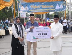 Walikota Metro Dan BSI Luncurkan ATM Beras Di Masjid Taqwa Peringati Tahun Baru Islam